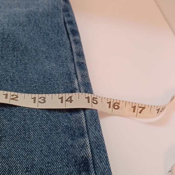 WRANGLER AUTHENTIC Blue Jeans Size 38X32 (actual 36x30) dark - Picture 7 of 7